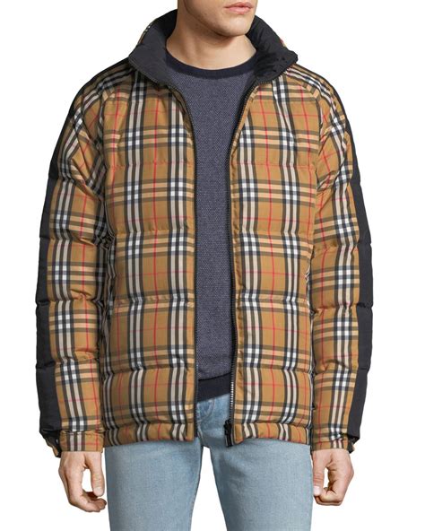 burberry check jackets|burberry reversible check.